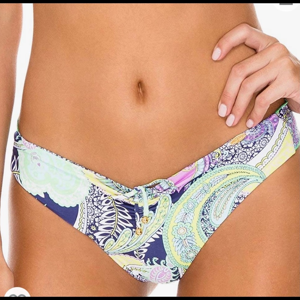 NWT**Luli Fama 3 pc Matching Set- coverup and bikini - Picture 8 of 13